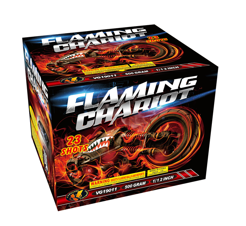 VG19011 23 выстрела торт, пылающая колесница