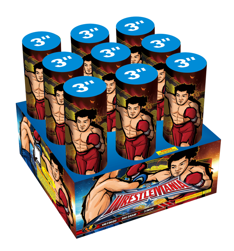 VG19020 Brestle Mania 2 дюйма 9 выстрелов торт