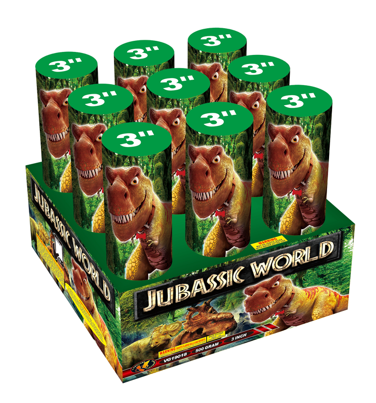 VG19018 Jubassic World 9 Shots Pake
